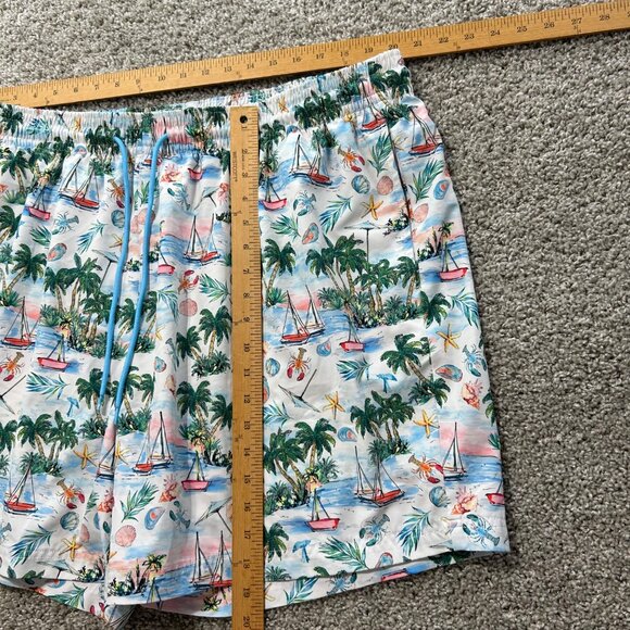 Caribbean Big Man 2XB Mesh Lined Swim Trunks Boats Beach Tropical Retail - Picture 4 of 8